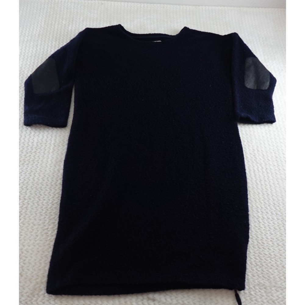 Humanoid blue  long sleeve shift dress size small